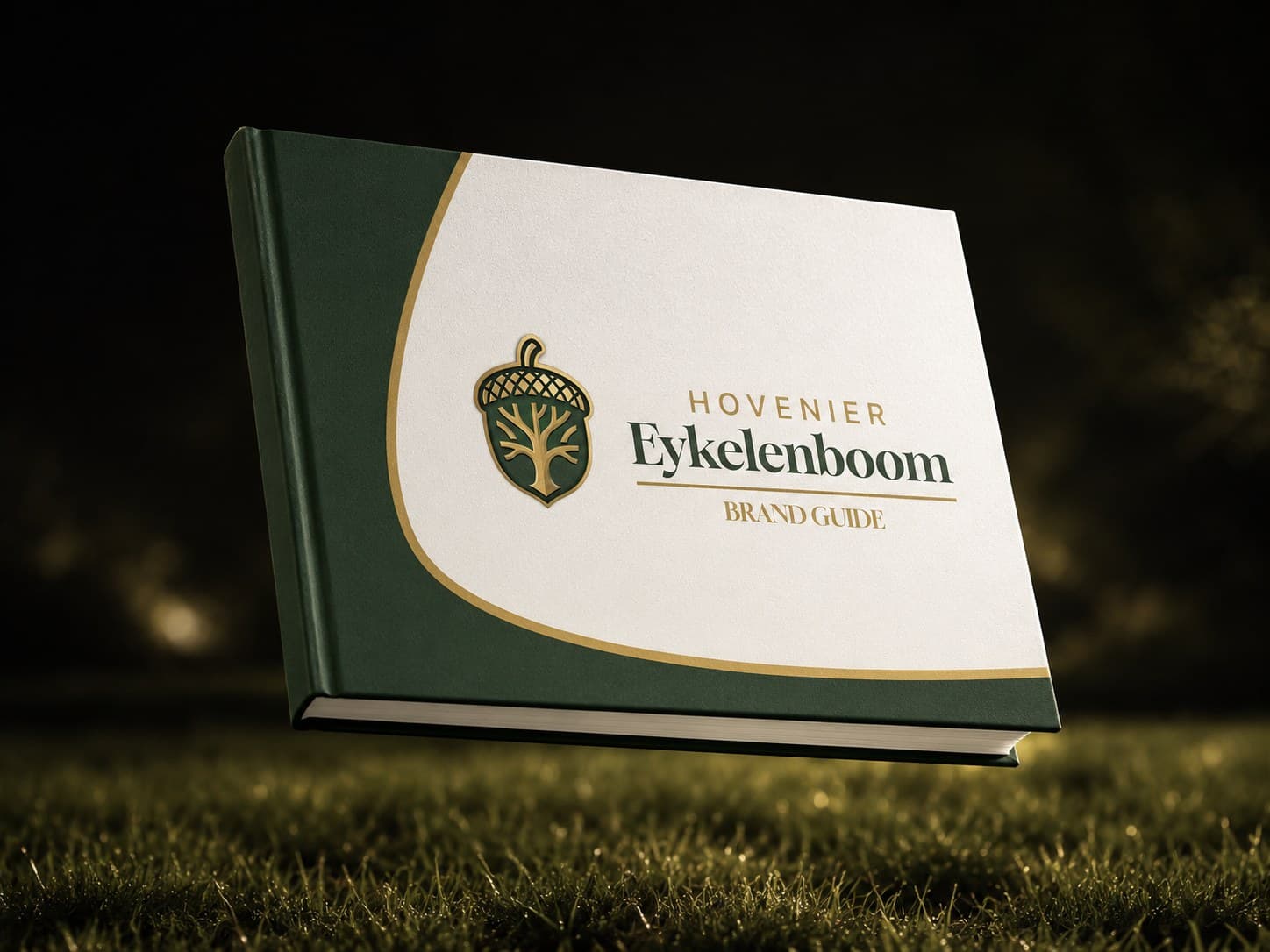 De merkgids die we ontwierpen voor Hovenier Eykelenboom